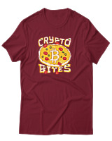 T-Shirt Αντρικό - Crypto Bites - Color Thumbnail Σκούρο Κόκκινο