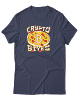 T-Shirt Αντρικό - Crypto Bites - Color Thumbnail Μπλε Γκρι