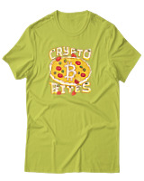 T-Shirt Αντρικό - Crypto Bites - Color Thumbnail Λαχανί