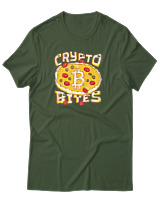 T-Shirt Αντρικό - Crypto Bites - Color Thumbnail Κυπαρισσί