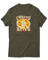 T-Shirt Αντρικό - Crypto Bites - Color Thumbnail Χακί