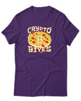 T-Shirt Αντρικό - Crypto Bites - Color Thumbnail Σκούρο Μωβ
