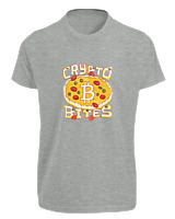 T-Shirt Fit Αντρικό - Crypto Bites - Color Thumbnail Γκρι Μελανζέ