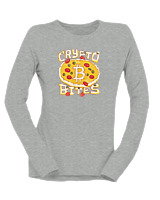 Μακρυμάνικο Μακό Γυναικείο - Crypto Bites - Color Thumbnail Γκρι Μελανζέ