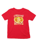 T-Shirt  Παιδικό - Crypto Bites - Color Thumbnail Κόκκινο