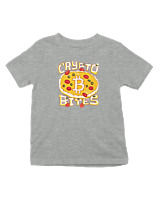 T-Shirt  Παιδικό - Crypto Bites - Color Thumbnail Γκρι Μελανζέ