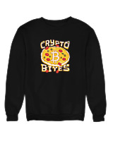 Φούτερ χωρίς κουκούλα Γυναικείο - Crypto Bites - Color Thumbnail Μαύρο