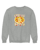 Φούτερ χωρίς κουκούλα Γυναικείο - Crypto Bites - Color Thumbnail Γκρι Μελανζέ
