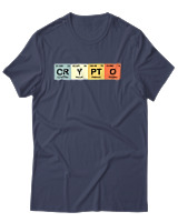 T-Shirt Αντρικό - Crypto - Color Thumbnail Μπλε Γκρι