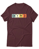 T-Shirt Αντρικό - Crypto - Color Thumbnail Μπορντό