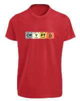 T-Shirt Fit Αντρικό - Crypto - Color Thumbnail Κόκκινο