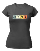 T-Shirt Στενή Γραμμή Γυναικείο - Crypto - Color Thumbnail Ανθρακί