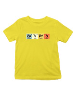 T-Shirt  Παιδικό - Crypto - Color Thumbnail Κίτρινο