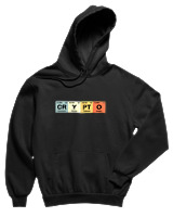 Φούτερ με κουκούλα Παιδικό - Crypto - Color Thumbnail Μαύρο