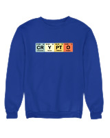 Φούτερ χωρίς κουκούλα Γυναικείο - Crypto - Color Thumbnail Μπλε Ρουά