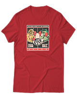 T-Shirt Αντρικό - Crypto VS Dollar - Color Thumbnail Κόκκινο
