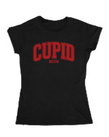Κοριτσίστικο Κοντομανικο Παιδικό - Cupid Vibes - Color Thumbnail Μαύρο