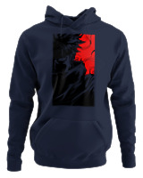 Φούτερ με κουκούλα - Cursed Ninja Silhouette - Color Thumbnail Navy Blue