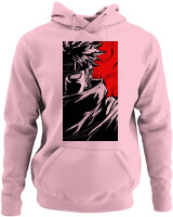 Φούτερ με κουκούλα - Cursed Ninja Silhouette - Color Thumbnail Pink