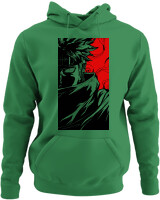 Φούτερ με κουκούλα - Cursed Ninja Silhouette - Color Thumbnail Kelly Green