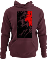 Φούτερ με κουκούλα - Cursed Ninja Silhouette - Color Thumbnail Marron