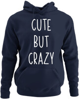 Φούτερ με κουκούλα - Cute But Crazy - Color Thumbnail Navy Blue