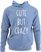 Φούτερ με κουκούλα - Cute But Crazy - Color Thumbnail Blue Carolina