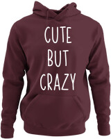Φούτερ με κουκούλα - Cute But Crazy - Color Thumbnail Marron