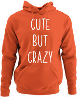 Φούτερ με κουκούλα - Cute But Crazy - Color Thumbnail Orange
