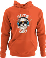 Φούτερ με κουκούλα - Cute Dog - Color Thumbnail Orange
