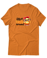 T-Shirt  Γυναικείο - Cutest Chicken - Color Thumbnail Πορτοκαλί