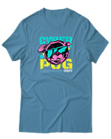 T-Shirt Αντρικό - Cyber Dog - Color Thumbnail Τιρκουάζ