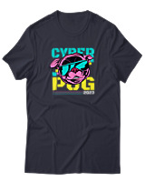 T-Shirt Αντρικό - Cyber Dog - Color Thumbnail Σκούρο Μπλε
