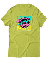 T-Shirt Αντρικό - Cyber Dog - Color Thumbnail Λαχανί