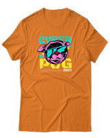 T-Shirt Αντρικό - Cyber Dog - Color Thumbnail Πορτοκαλί
