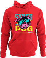 Φούτερ με κουκούλα - Cyber Dog - Color Thumbnail Κόκκινο