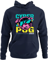 Φούτερ με κουκούλα - Cyber Dog - Color Thumbnail Navy Blue