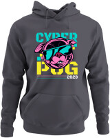 Φούτερ με κουκούλα - Cyber Dog - Color Thumbnail Ανθρακί