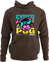 Φούτερ με κουκούλα - Cyber Dog - Color Thumbnail Καφέ