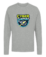 Μακρυμάνικο Μακό Αντρικό - Cyber Gamer - Color Thumbnail Γκρι Μελανζέ