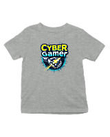 T-Shirt  Παιδικό - Cyber Gamer - Color Thumbnail Γκρι Μελανζέ