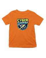 T-Shirt  Παιδικό - Cyber Gamer - Color Thumbnail Πορτοκαλί