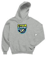 Φούτερ με κουκούλα Παιδικό - Cyber Gamer - Color Thumbnail Γκρι Μελανζέ
