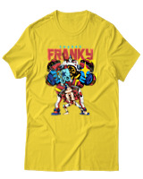 T-Shirt Αντρικό - Cyborg Franky - Color Thumbnail Χρυσό Κίτρινο