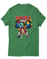 T-Shirt Αντρικό - Cyborg Franky - Color Thumbnail Πράσινο