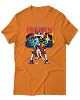 T-Shirt Αντρικό - Cyborg Franky - Color Thumbnail Πορτοκαλί