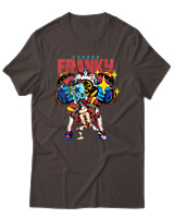 T-Shirt Αντρικό - Cyborg Franky - Color Thumbnail Καφέ