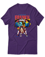 T-Shirt Αντρικό - Cyborg Franky - Color Thumbnail Σκούρο Μωβ