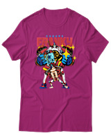 T-Shirt Αντρικό - Cyborg Franky - Color Thumbnail Φουξια