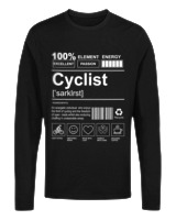 Μακρυμάνικο Μακό Αντρικό - Cyclist - Color Thumbnail Μαύρο
